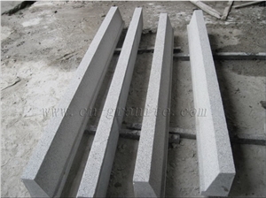 Chinese New Granite Kerbstones, Side Stone, Road Stone, Kerbs, China Light Grey Granite Kerb Stone