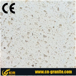 Crystal White Snow Quartz Stone Slabs Tiles