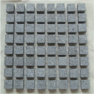 Cube Stone, Granite Cobble Stone, China Grey Granite Paver