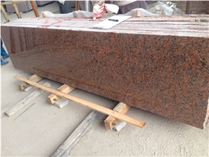 G562 Maple Red Granite Polished Half Slab Granite Flooring