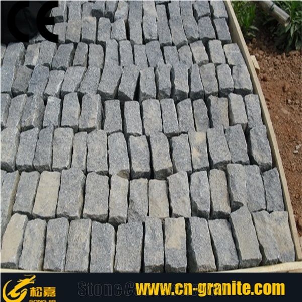 G603 Granite Pavers,Paving Stone,Granite Flooring Covering,Walkway Pavers,Landscaping,Paving Stone on Net,All Side Split Finish Cube Stone,Cobble Stone on Net