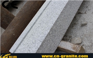 G603 Light Grey Granite Wall Stone Flamed Corner Stone Kerbstone