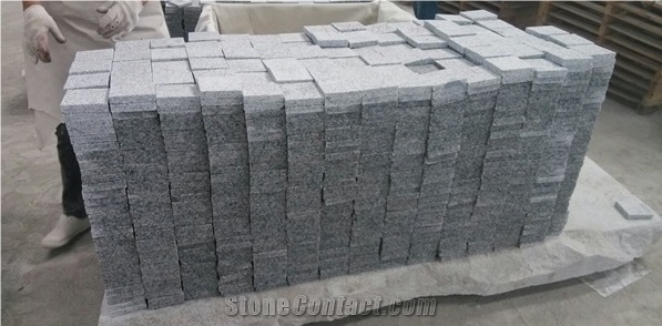 G623 Granite Paving Sets,Cubes,Cobble Stone, Granite Pavers, Floor Covering Stone, Walkway Pavers