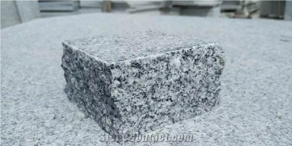 G633 Granite Cubes,Cobble Stone, Granite Pavers for Exterior Road,Courtyard,Garden Stepping,Driveway Flooring