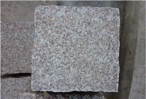 G664 Granite Natural Cube Stone ＆ Pavers, China Pink Granite, Violet Luoyuan Red Granite Paving Sets, Courtyard Road Pavers, Garden Stepping Pavements