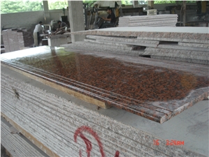 Granite G562 Maple Leaf Red Steps,Stair Treads for Stair Deck.