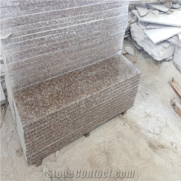 Granite Tile/Slab,Granite G687 Peach Red Walling Tile/Flooring Tile Interior/Exterior Wall Covering