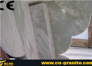 Green Marble Table,Circle and Curve Cutting Table,Marble Outdoor Furniture,Green Marble for Garden Furniture