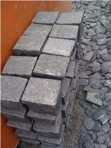 Grey Basalt Cube Stone & Pavers, Grey Basalt, China Basalt, Basaltina, Basalto, Inca Grey