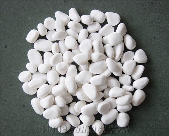 High Polished White River Pebbles, Polished White River Cobbles for Driveway and Walkway, Pebble for Road Decoration