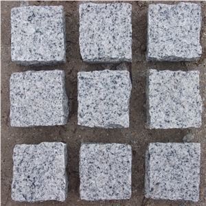 High Quality Chinese G603 Light Grey Granite Exterior Paving Cube Stone for Floor Covering