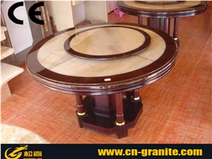 Home Furniture, Beige Marble Furniture for Sale, Living Room Furniture, Dining Table Sets, Round Tables