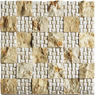 Limestone,Slate Mosaic Tile for Bathroom Floor Paving,Swimming Pool Floor Paving.