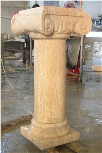 Marble Column Roman Style Pillars,Pedestal Columns,Column Tops,Architectural Columns for Indoor or Outdoor Decoration.