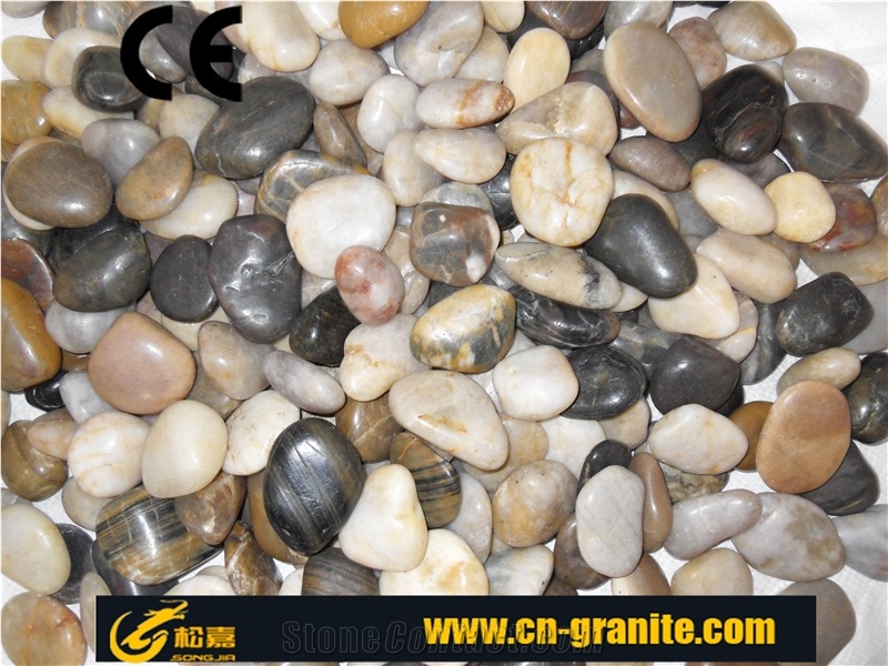 Multicolor Granite Pebble Stone,Multicolor Aggregates Stone,Polished Natural Pebble Stone,River Stone