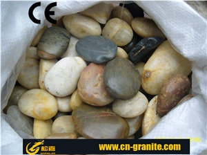 Multicolor Natural Pebble Stone,Cobble Stone Pebbles for Garden Paving,Driveway Cheap River Pebbles