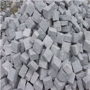 Natural G603 China Grey Granite Cube Stone for Landscaping Paving Stone