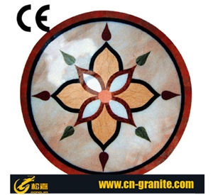 Natural Stone Mosaic Medallion, Floor Medallions