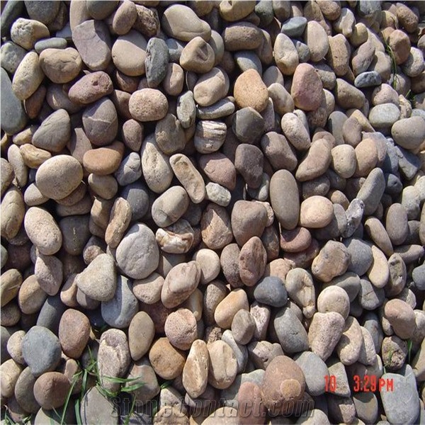 Natural Surface Cobble Stone for Road Paving, Pebble Stone for Park Road Covering, Exterior Stone