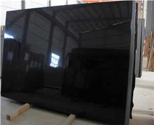 Polished Black Granite Slab, Absolute Black Granite Slabs & Tiles