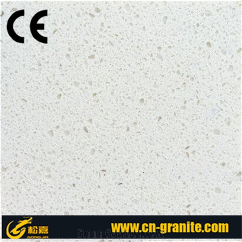 Quartz Stone Slabs & Tiles White Solid Surfaces Engineered Stone
