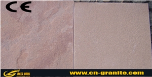 Sandstone Slab & Tile, China Pink Sandstone Wall & Floor Covering Decoration