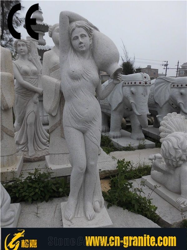 Sculptured Garden Fountain,Garden Yard Fountain,Girl Fountain,Beauty Fountain