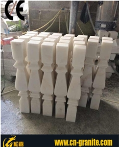 White Marble Balustrade & Railing,China Pure White Marble Railing & Balustrade,Xiamen Songjia Railing for Sale