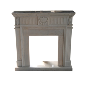 White Marble Fireplace Carved Design Fireplace for Interior Decoration,Fireplace Decorating.