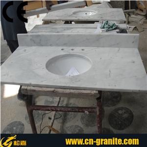 White Marble Stone Vanity Tops,White Marble Stone Countertops,Bathroom Vanity Tops,Bathroom Countertops,China Cheap Marble Stone Countertops,Manufacturer Of White Marble Stone Vanity Tops