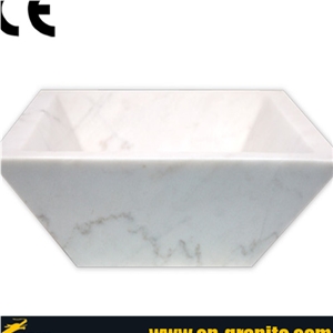 White Marble Stone Wash Basins,Basin Bathroom,Bathroom Face Basin,Bathroom Basin,Laundry Sink with Wash Board,Guangxi White Marble Stone Washing Basins