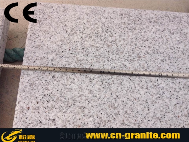 White Sesame Granite Tile & Slab China Granite,Flamed Light Grey Granite Stone for Walling and Flooring