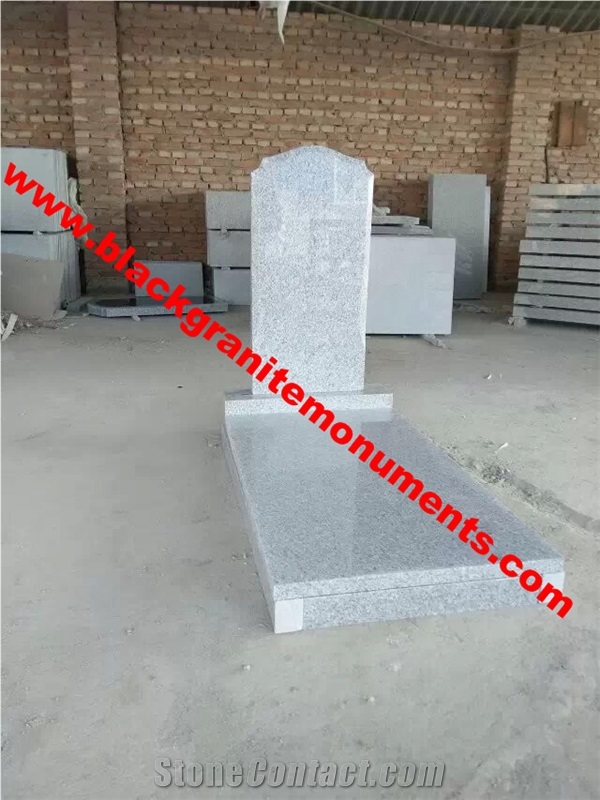G603 Grey Granite Tombstone&Monument,China Grey Granite Tombstone,European Style Tombstone