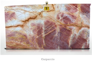 Carpaccio Rose Quartzite Slabs, Red Polished Quartzite Flooring Tiles, Walling Tiles