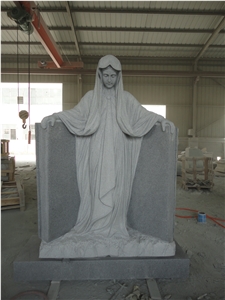 Custom Design Madonna Statue Monument Headstone