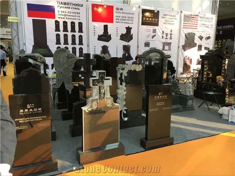 Russian Style Custom Design Shanxi Black Monument