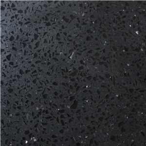 B1014 Black Mirror Quartz Stone with Safety Guaranty,Anti Corruption,Anti Fading,Scratch Resistance Mainly and Widely Used in Kitchen, Bathroom, Bar, School, Hospital and Other Public Place Projects