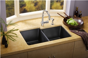 Bst Beige Color Corian Stone Pre-Fabricated Tops Customized Kitchen Countertop Shapes with Various Edge Profiles