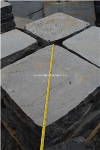 Vietnam Basalt Stone with Holes Garden Pavers,Step Stones