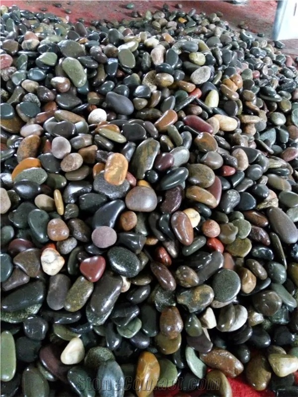 Polished Mix Colors Beach Pebbles Random