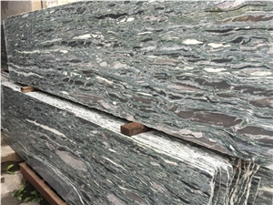 Wave Green Marble Tiles & Slabs, China Sea Wave, Yunnan Green Marble, Wave Green, Sewweed Green, Verde Nuvolato, Wave Multicolor Green