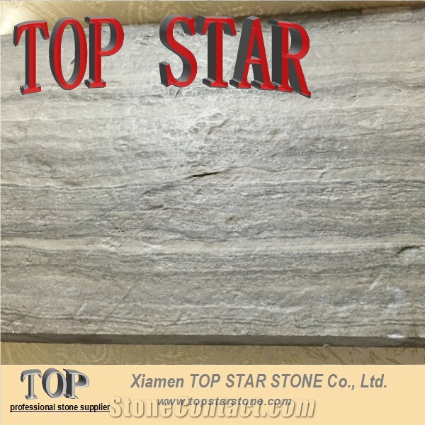 Acid Surface Rough Polished Wood Vein Marble Tile & Slab Natural Stone
