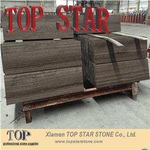 Cheapest China Wood Vein Marble Wooden Marble Tile for Floor and Wall