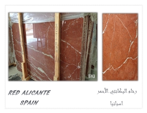 Rosso Alicante Marble Tiles & Slabs, Red Polished Marble Floor Tiles, Wall Tiles