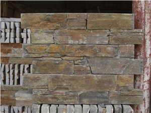 Rusty Cement Cultural Quartzite Cultured Stone for Walling & Building