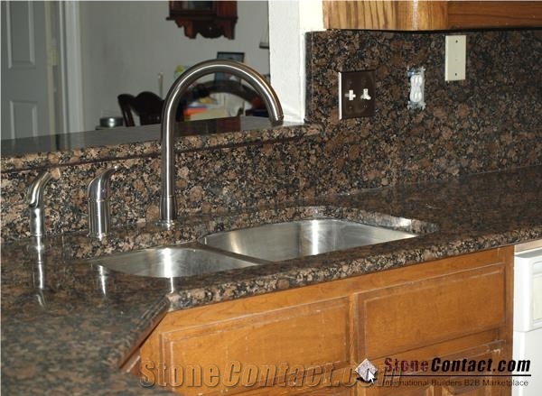 Finland Brown Bench Tops, L Shape Kitchen Island, Special Shape Kitchen Worktops, Custom Countertops, Bar Tops, Pre-Fab Slab, Bbq Counter Surrounds