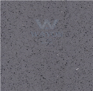 China Wayon Quartz Stone Slabs for Countertop, Polished Floor Tiles Wg136/Engineered Stone