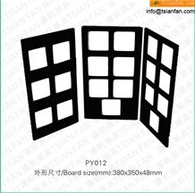 PY012 plastic handhole quartz-marble-granite-stone samples book/folder