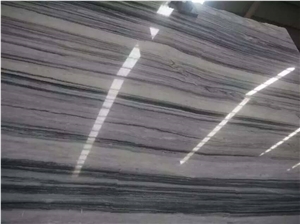 Black Wood Vein Marble Slabs & Tiles, China Black Marble