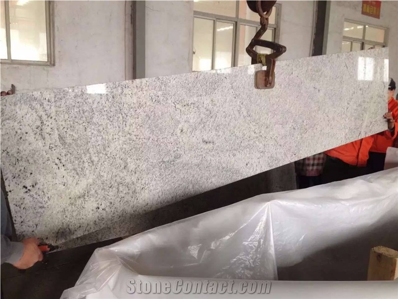 Kashmir White Granite Slabs & Tiles, White Indian Granite